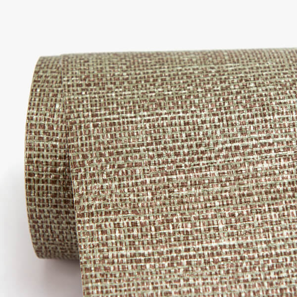 Bohemian Bling Olive Basketweave Wallpaper