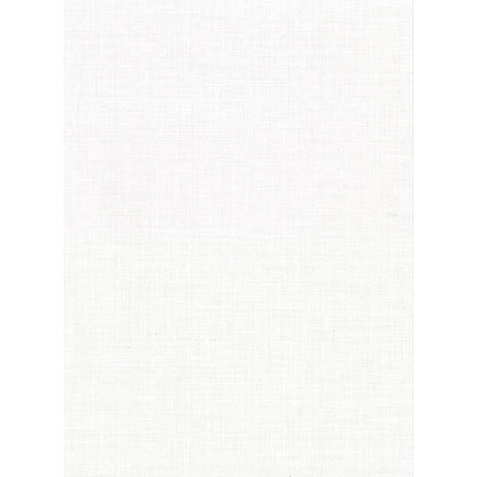 Upton White Faux Linen Wallpaper