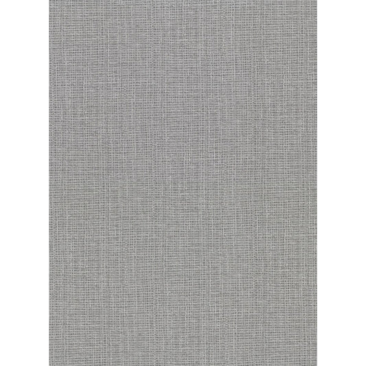 Claremont Silver Faux Grasscloth Wallpaper