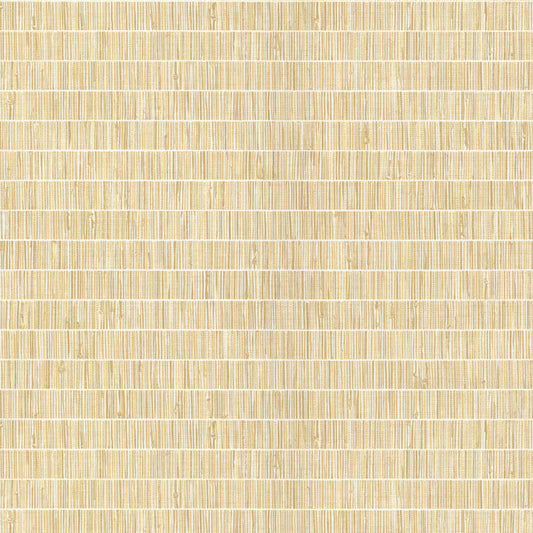 Luz Honey Faux Grasscloth Wallpaper