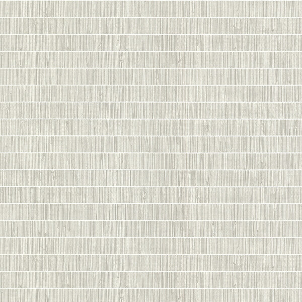 Luz Grey Faux Grasscloth Wallpaper