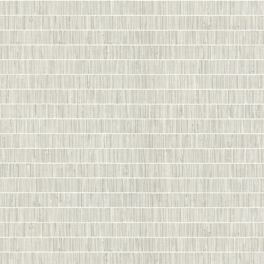 Luz Grey Faux Grasscloth Wallpaper