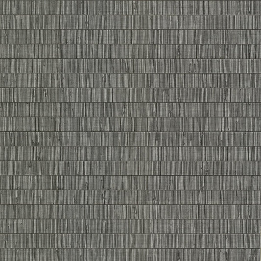 Luz Blue Faux Grasscloth Wallpaper