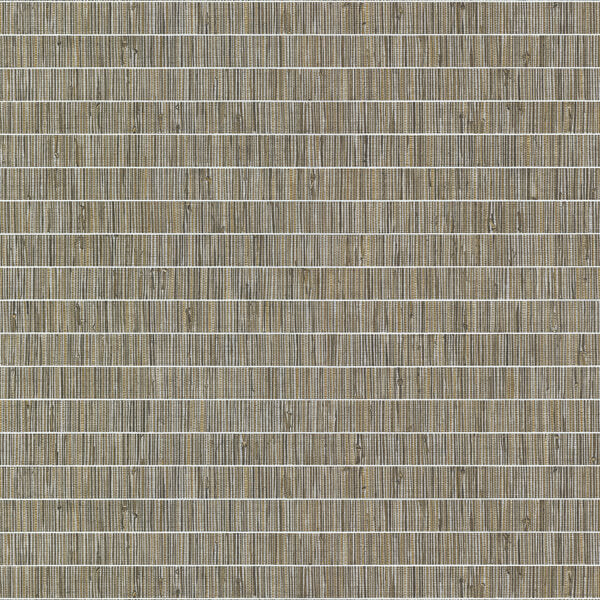 Luz Brown Faux Grasscloth Wallpaper