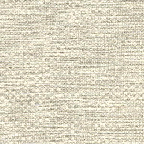 Bay Ridge Taupe Faux Grasscloth Wallpaper