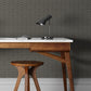 Gator Brown Geometric Stripe Wallpaper