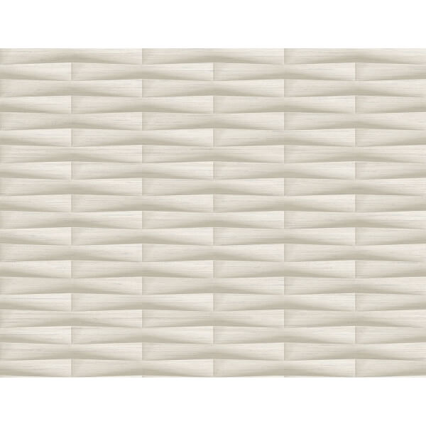 Gator Beige Geometric Stripe Wallpaper