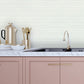 Shantung White Silk Wallpaper