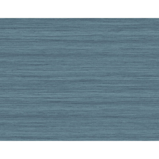 Shantung Blue Silk Wallpaper