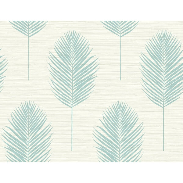 Bali Aqua Fern Wallpaper