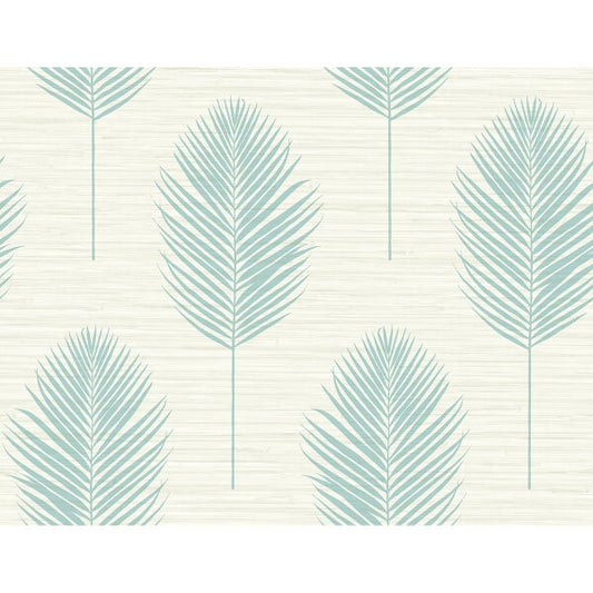 Bali Aqua Fern Wallpaper