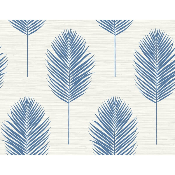 Bali Blue Fern Wallpaper