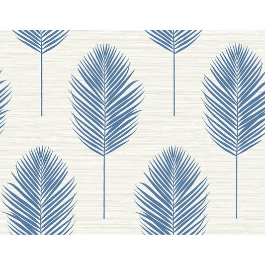 Bali Blue Fern Wallpaper