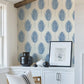 Bali Blue Fern Wallpaper