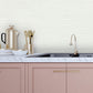 Rushmore White Faux Grasscloth Wallpaper