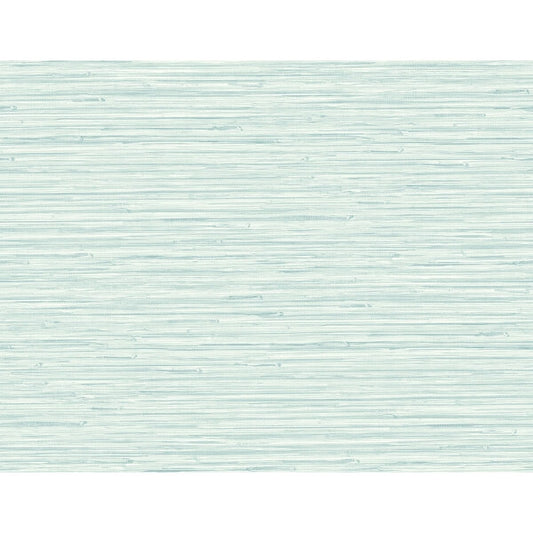 Rushmore Aqua Faux Grasscloth Wallpaper