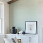 Rushmore Aqua Faux Grasscloth Wallpaper
