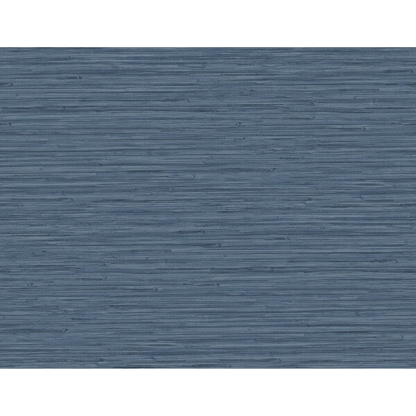 Rushmore Blue Faux Grasscloth Wallpaper