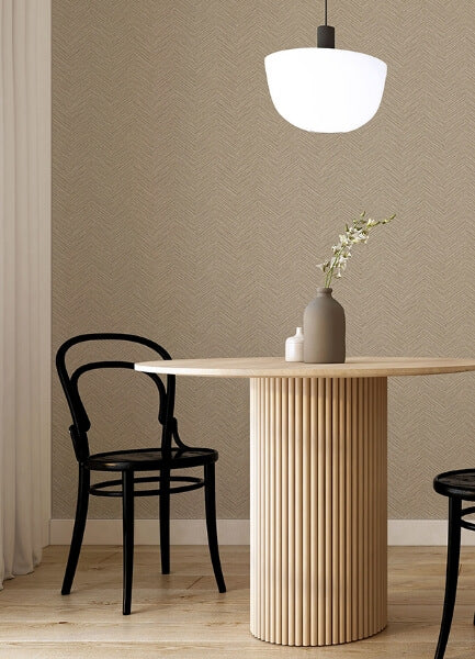 Apex Light Brown Weave Wallpaper