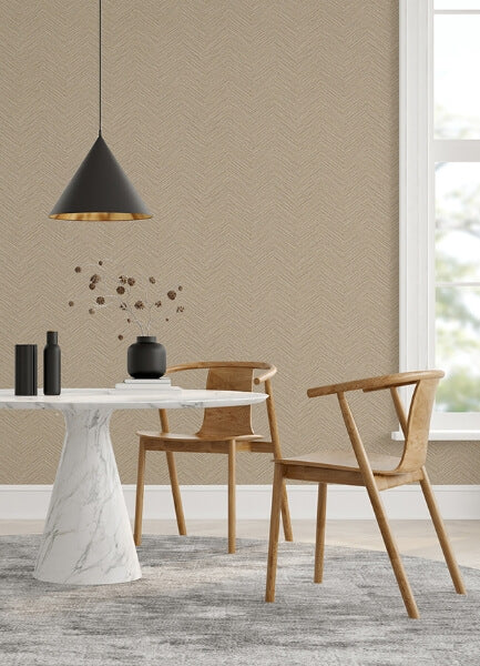 Apex Beige Weave Wallpaper