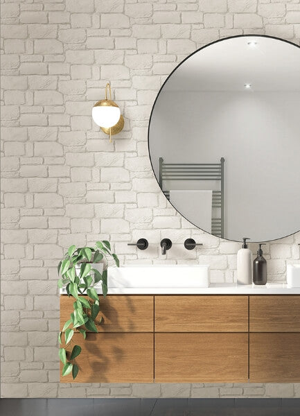 Casablanca Ivory Stone Wallpaper
