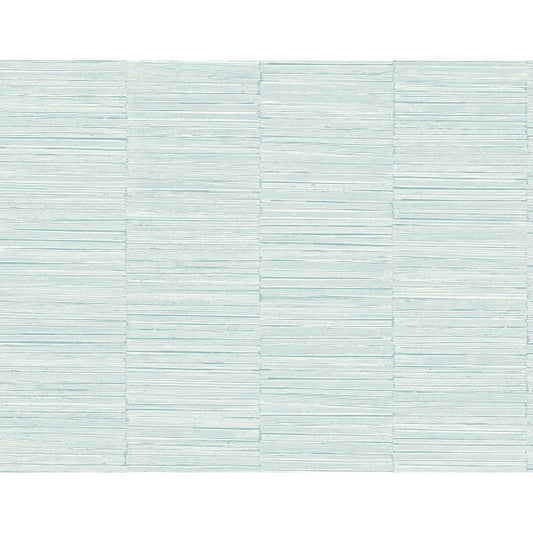 Jenga Aqua Striped Column Wallpaper