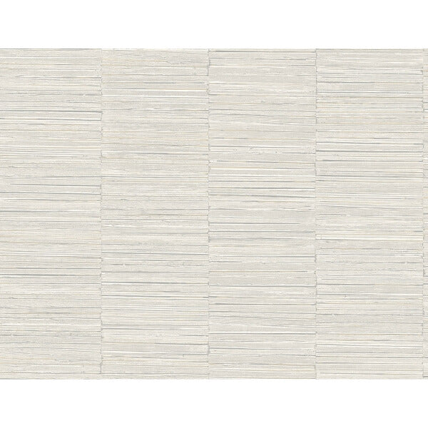 Jenga Light Grey Striped Column Wallpaper