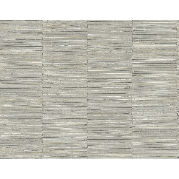 Jenga Grey Striped Column Wallpaper