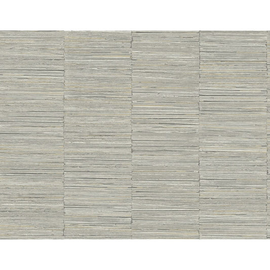 Jenga Grey Striped Column Wallpaper