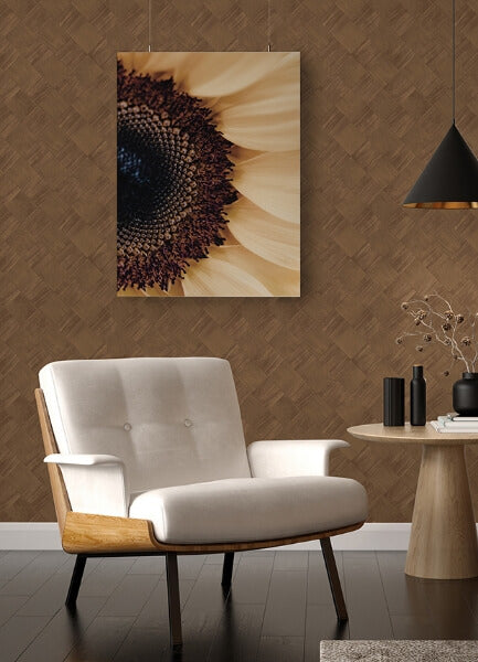 Thriller Chestnut Wood Tile Wallpaper
