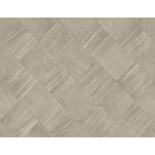 Thriller Grey Wood Tile Wallpaper