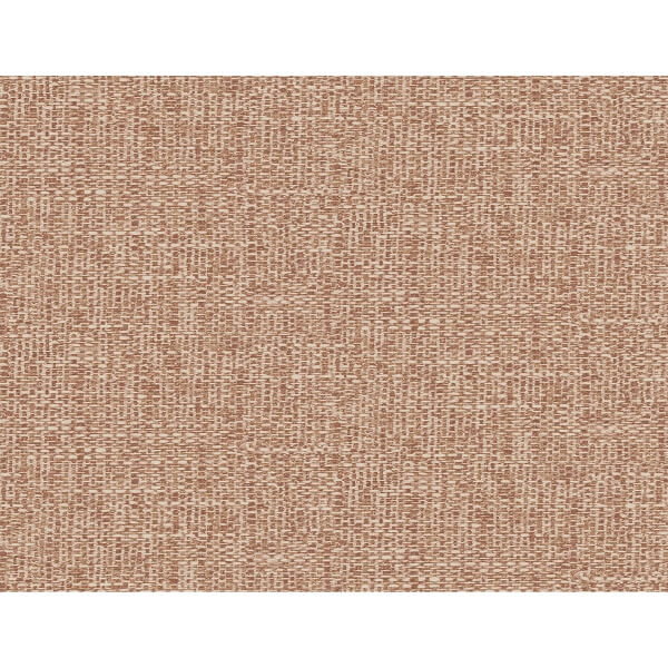 Snuggle Coral Woven Texture Wallpaper