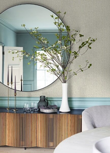 Snuggle Neutral Woven Texture Wallpaper