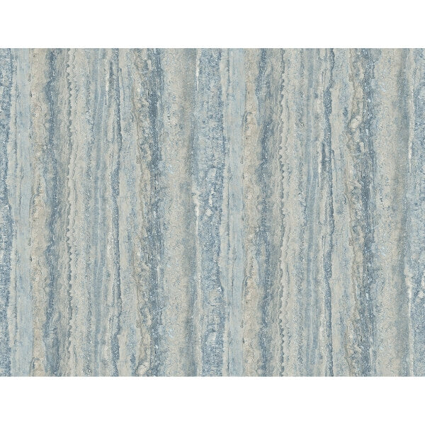 Hilton Blue Marbled Paper Wallpaper