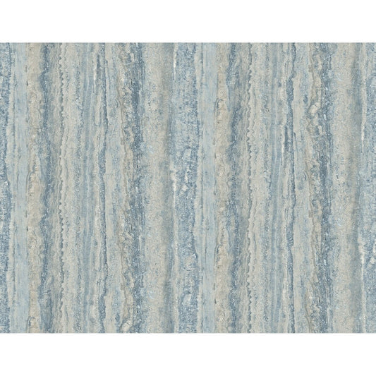 Hilton Blue Marbled Paper Wallpaper