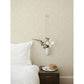 Wilma White Block Print Wallpaper