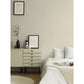 Wilma White Block Print Wallpaper