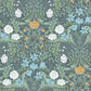 Froso Turquoise Garden Damask Wallpaper
