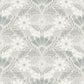 Klockrike Light Grey Botanical Damask Wallpaper