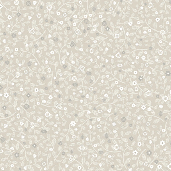 Hummelvik Light Grey Daisy Trail Wallpaper