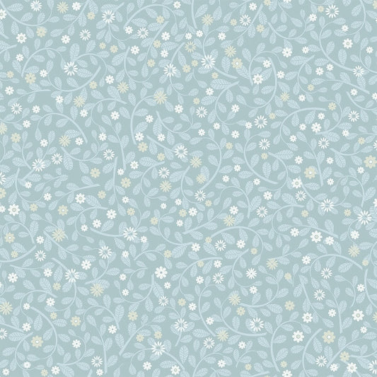 Hummelvik Blue Daisy Trail Wallpaper