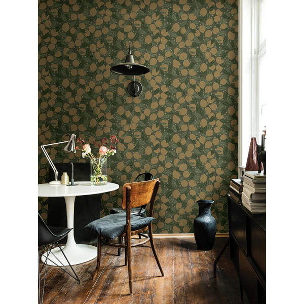 Lemona Green Fruit Tree Wallpaper