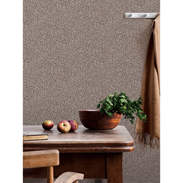 Anna Purple Fern Trail Wallpaper