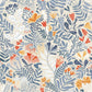 Brittsommar Light blue Woodland Floral Wallpaper