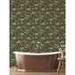 Hybbe Dark Green Hydrangea Garden Wallpaper