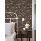Hybbe Purple Garden Wallpaper