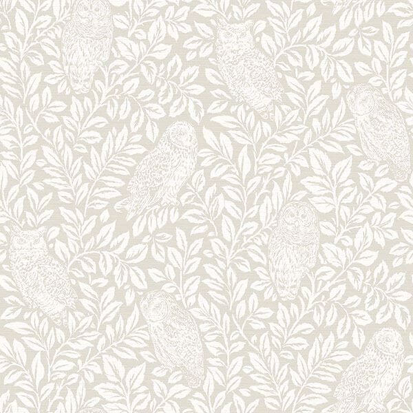 Parliament Cream Owl Wallpaper
