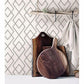 Blaze Cream Trellis Wallpaper