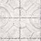 Susanna Off White Vintage Tin Tile Wallpaper