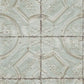 Susanna Teal Vintage Tin Tile Wallpaper